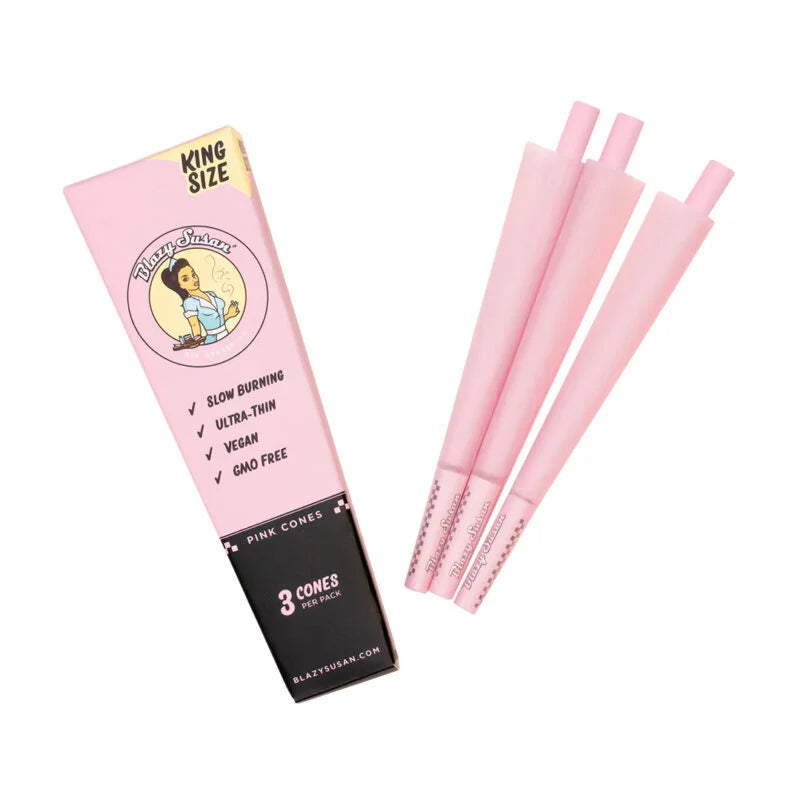 Blazy Susan® - Pink King Size Pre-Roll Cones