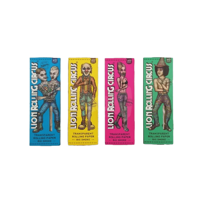 Lion Rolling Circus® Transparent Rolling Paper Clear 78mm 1¼ Size